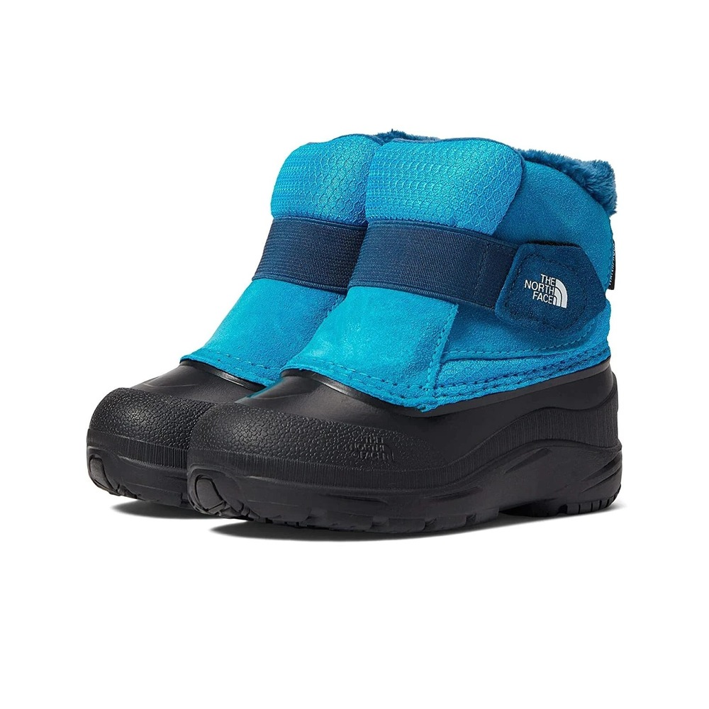 THE NORTH FACE Kids' Alpenglow II Insulated Snow Boots, Toddler 6, Blue/Black